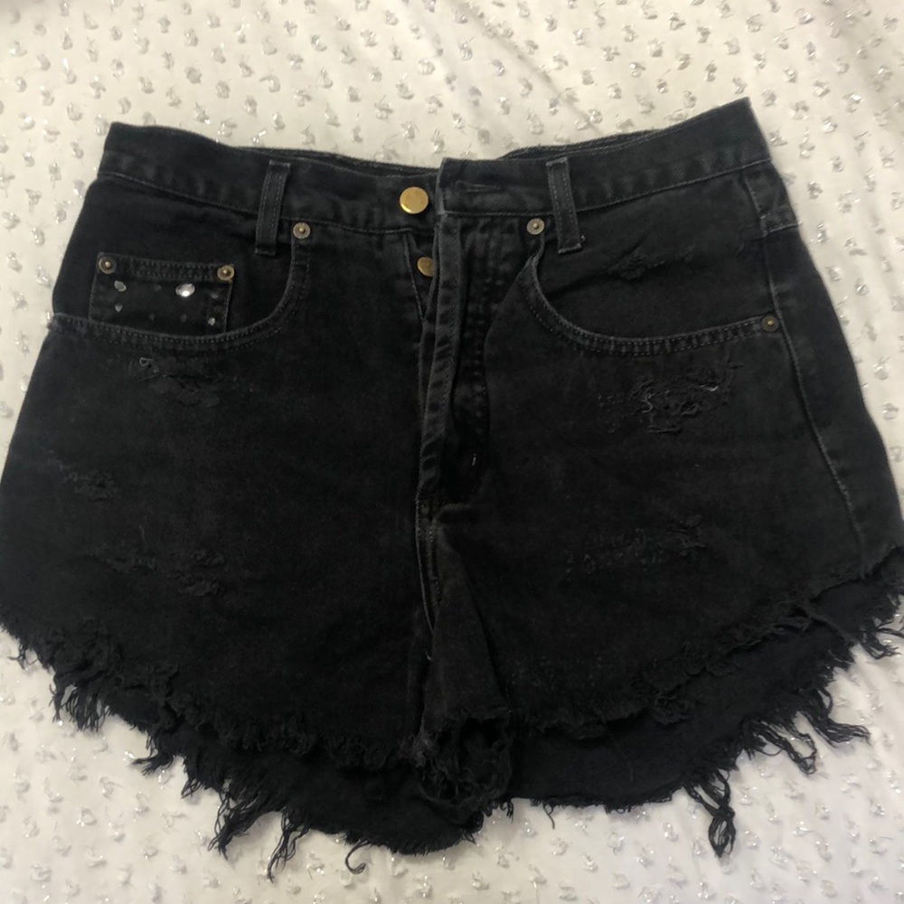 High waisted guess shorts